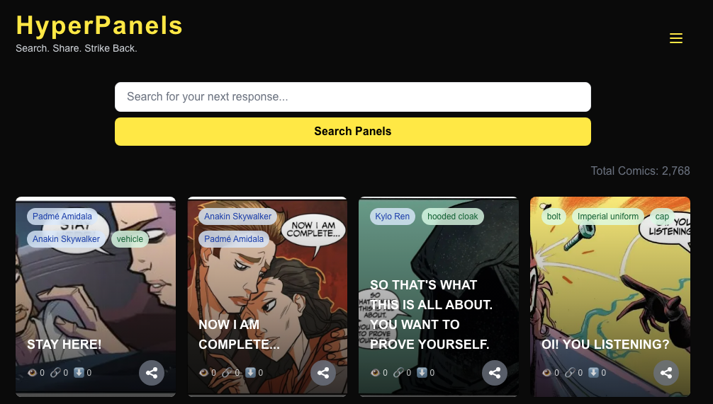Search the force for your next response.